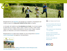 Tablet Screenshot of bosquescuela.com